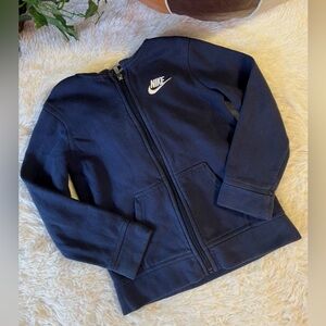 Nike Kids Navy Dark Blue Zip-Up Jacket